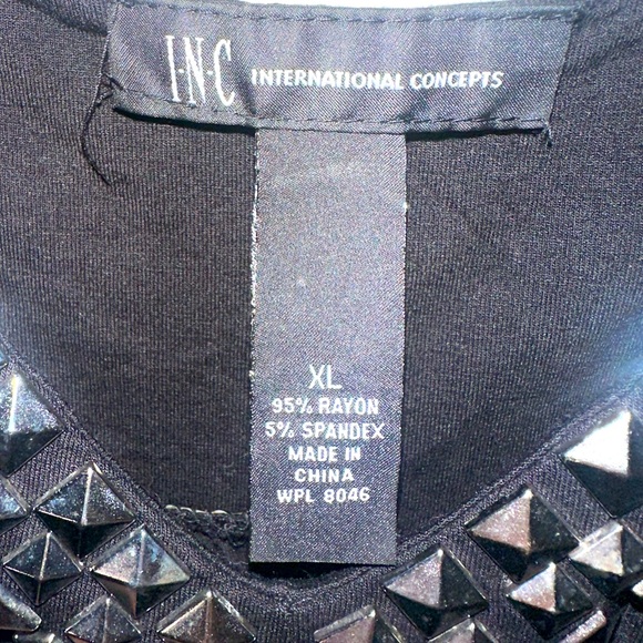 INC INTERNATIONAL CONCEPT : STUDDED TANK TOP - Picture 2 of 3